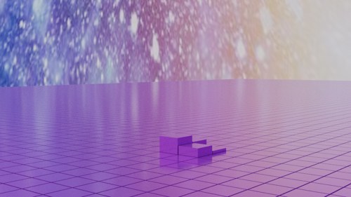 Animated Field of Cubes - Drivers - Python scripted preview image